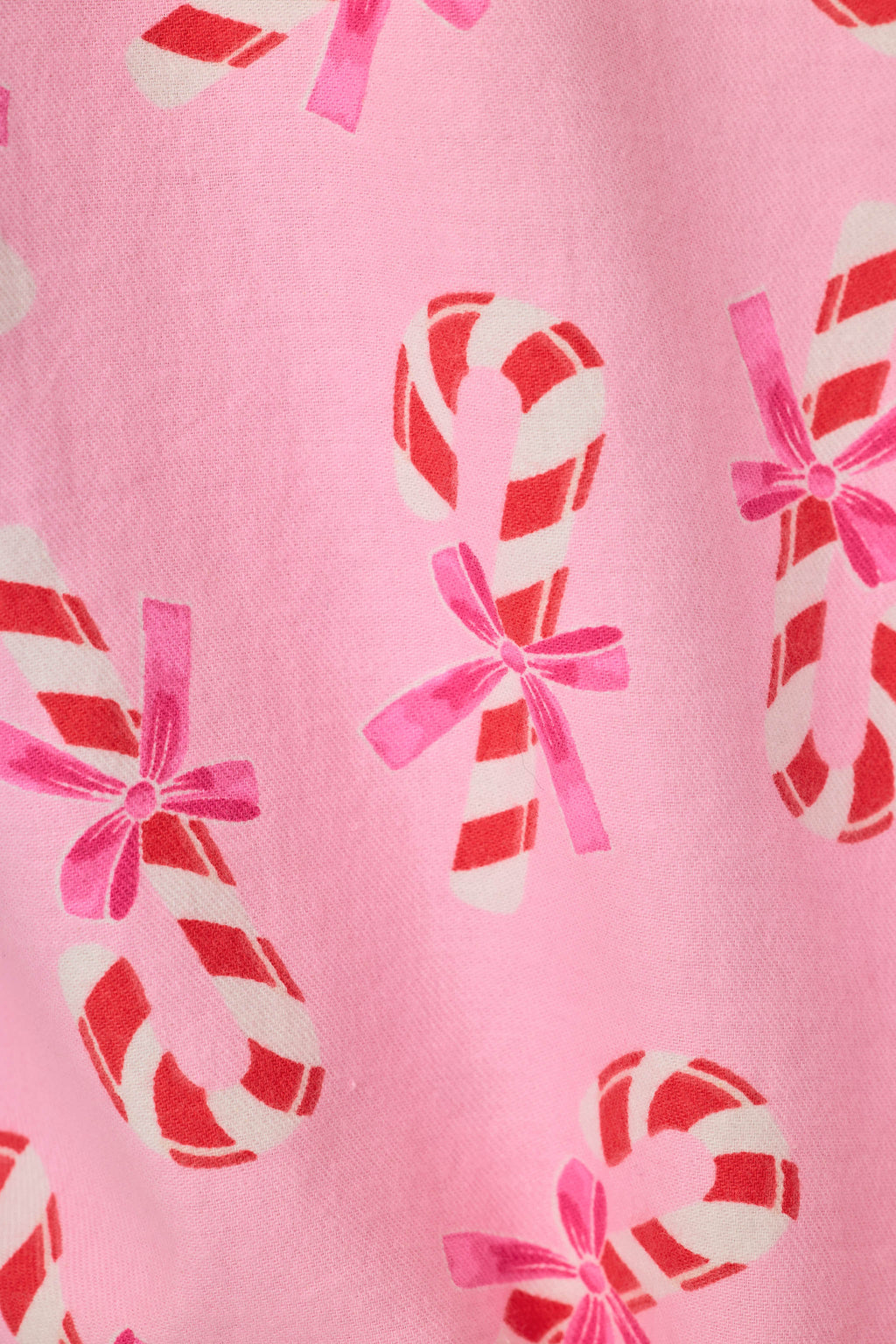 Sweeter Than Sugar Candy Cane Print 4-Piece PJ Set