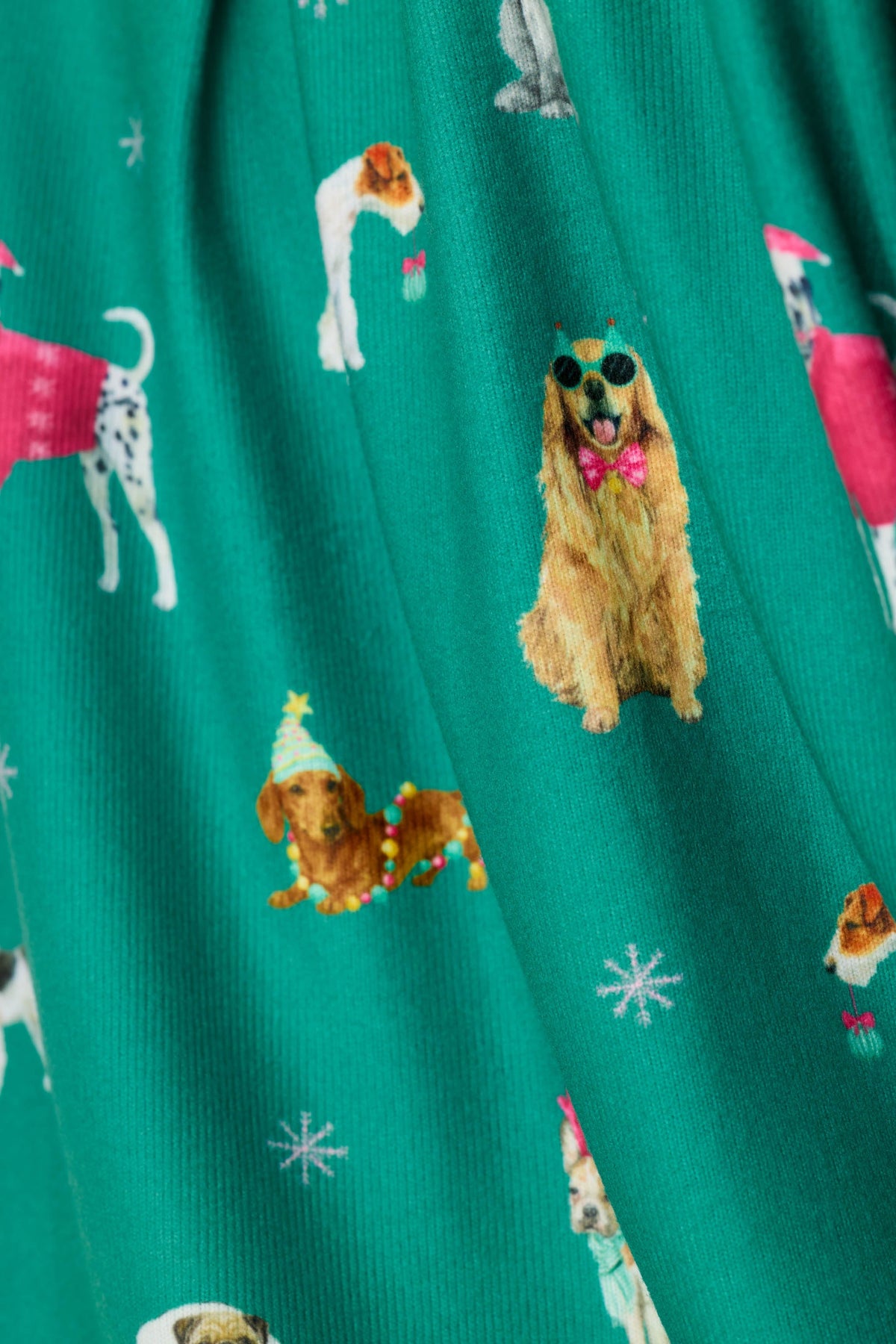 Happy Pawlidays Merry Mutts Dog Print Long Sleeve Top