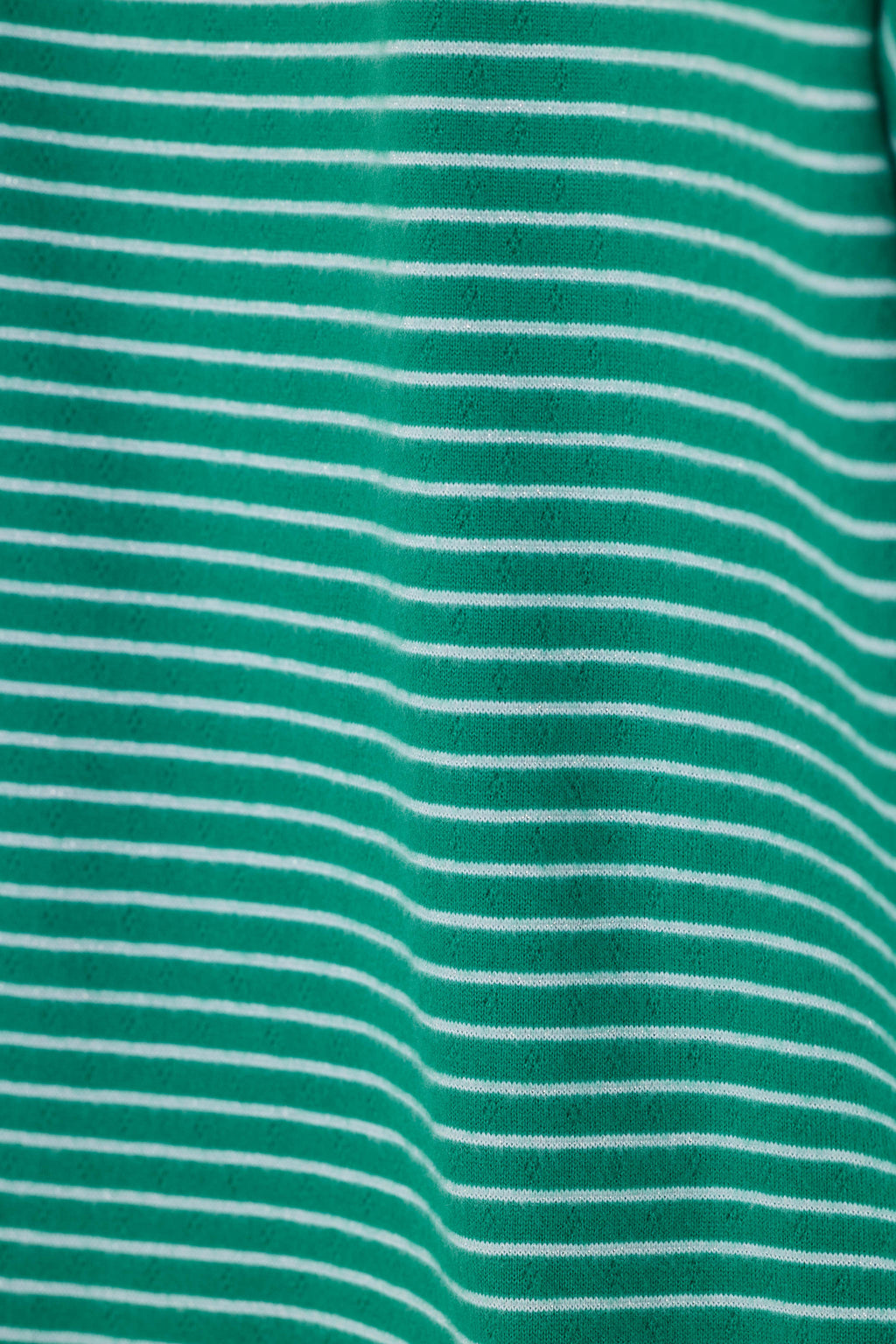 Icon Stripes Green Long Sleeve PJ Set