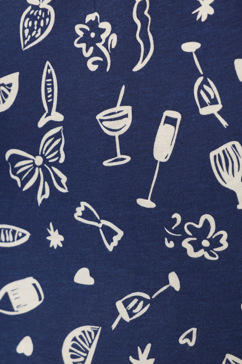 Playful Prints Al Fresco Bistro Pajama Shorts