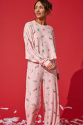 Boyfriend Boxer Deck the Paws Long Sleeve PJ Set