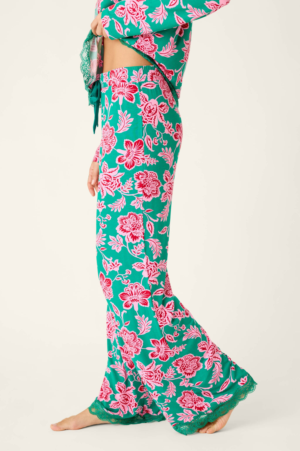 Frosted Floral Dreams Pajama Pants