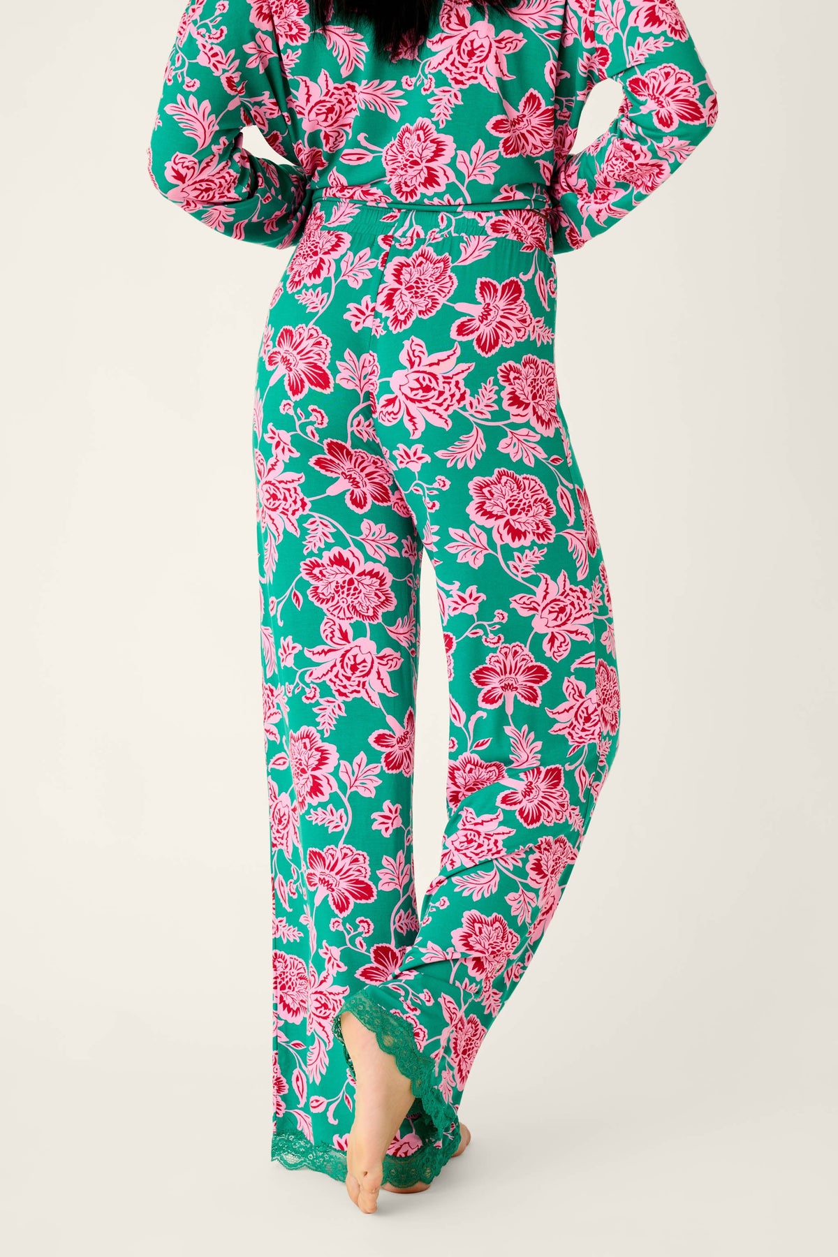 Frosted Floral Dreams Pajama Pants