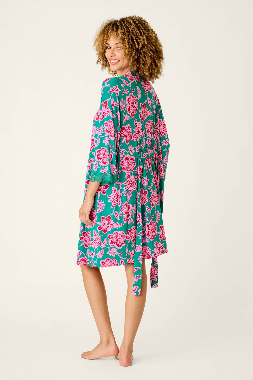 Frosted Floral Dreams Robe