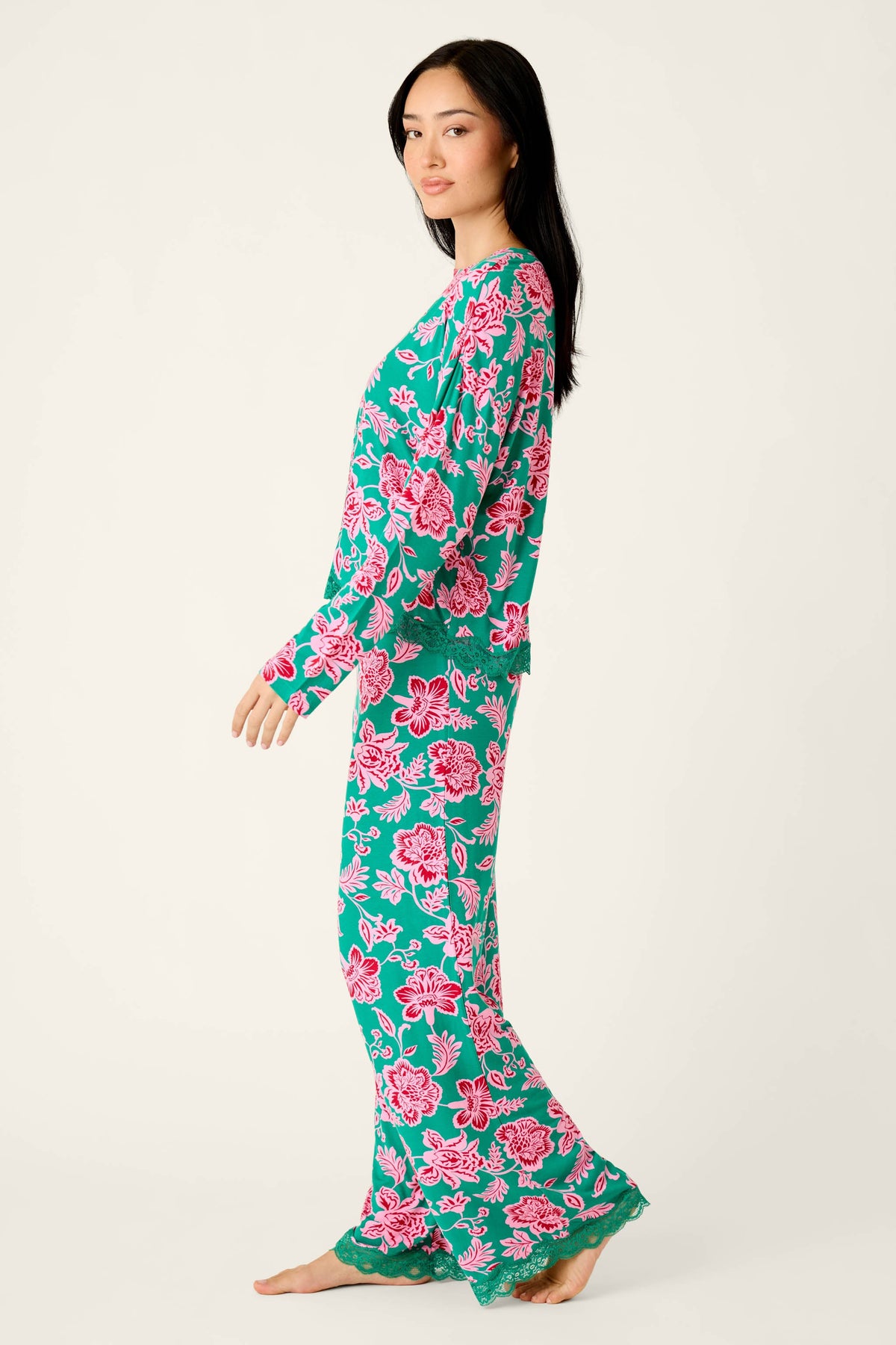 Frosted Floral Dreams Long Sleeve PJ Set