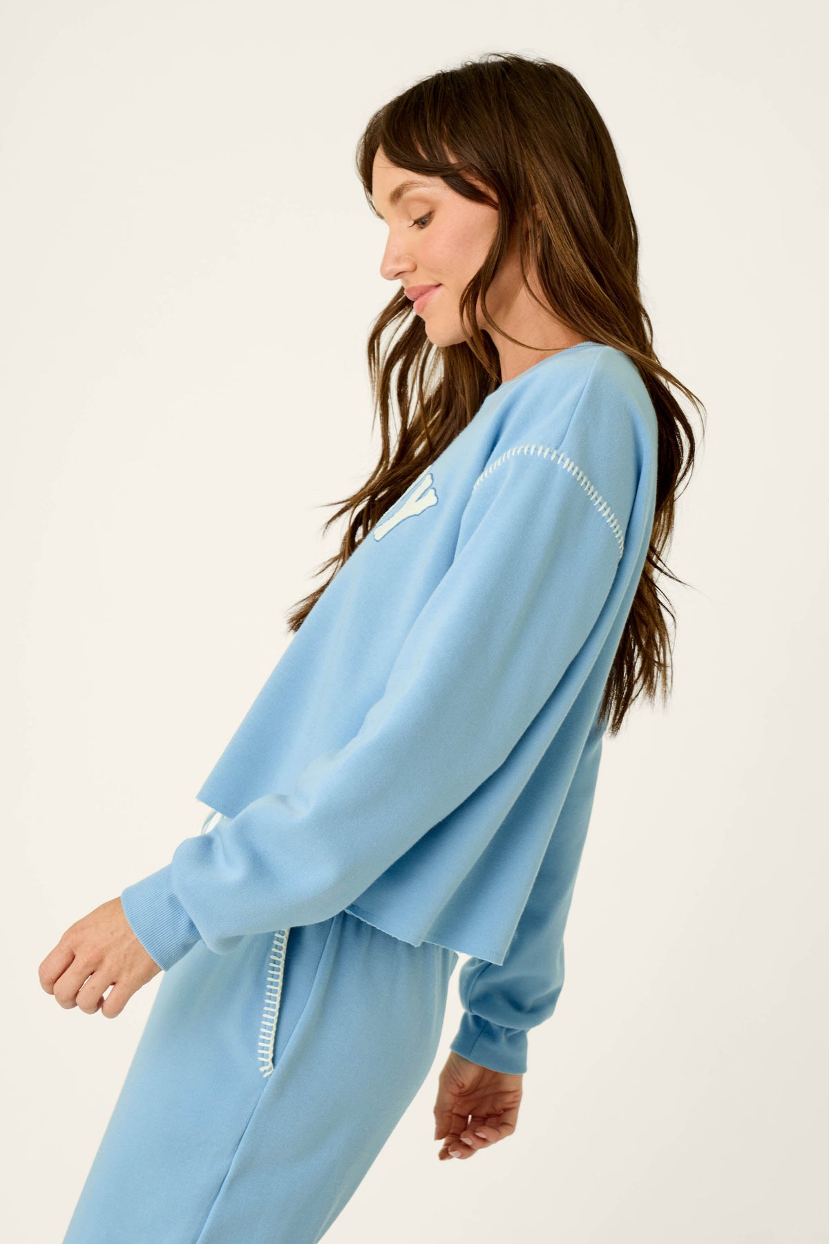 Howdy Holidays Snowdrift Blue Howdy Sweatshirt