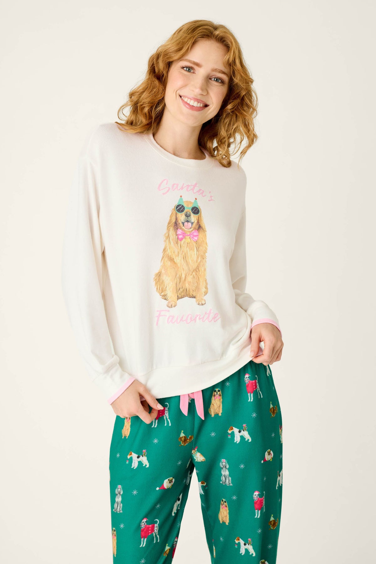 Happy Pawlidays Santa’s Favorite Long Sleeve Top