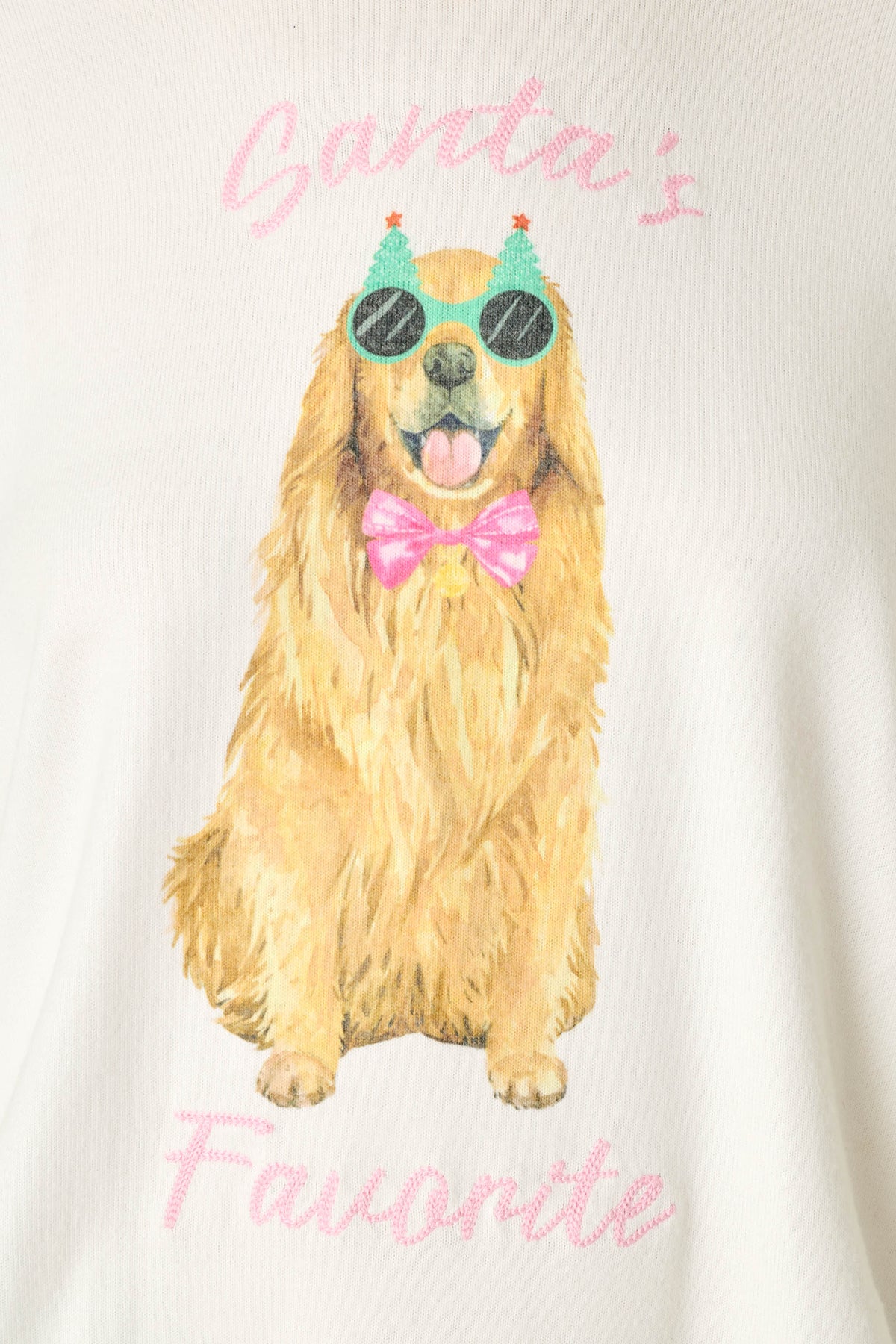 Happy Pawlidays Santa’s Favorite Long Sleeve Top