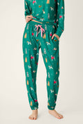 Happy Pawlidays Merry Mutts Dog Print Jogger Pants