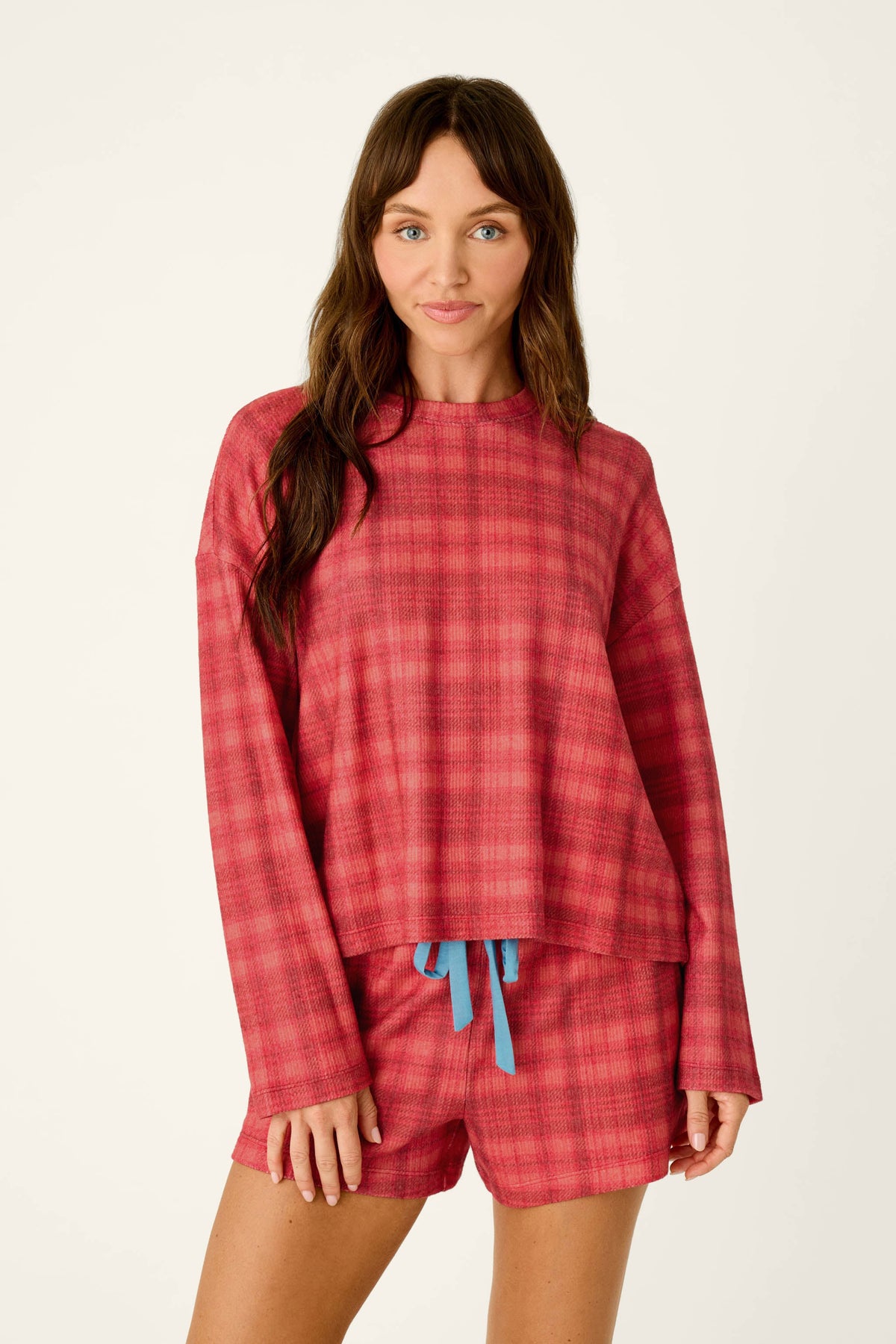 Mad for Plaid Long Sleeve Top