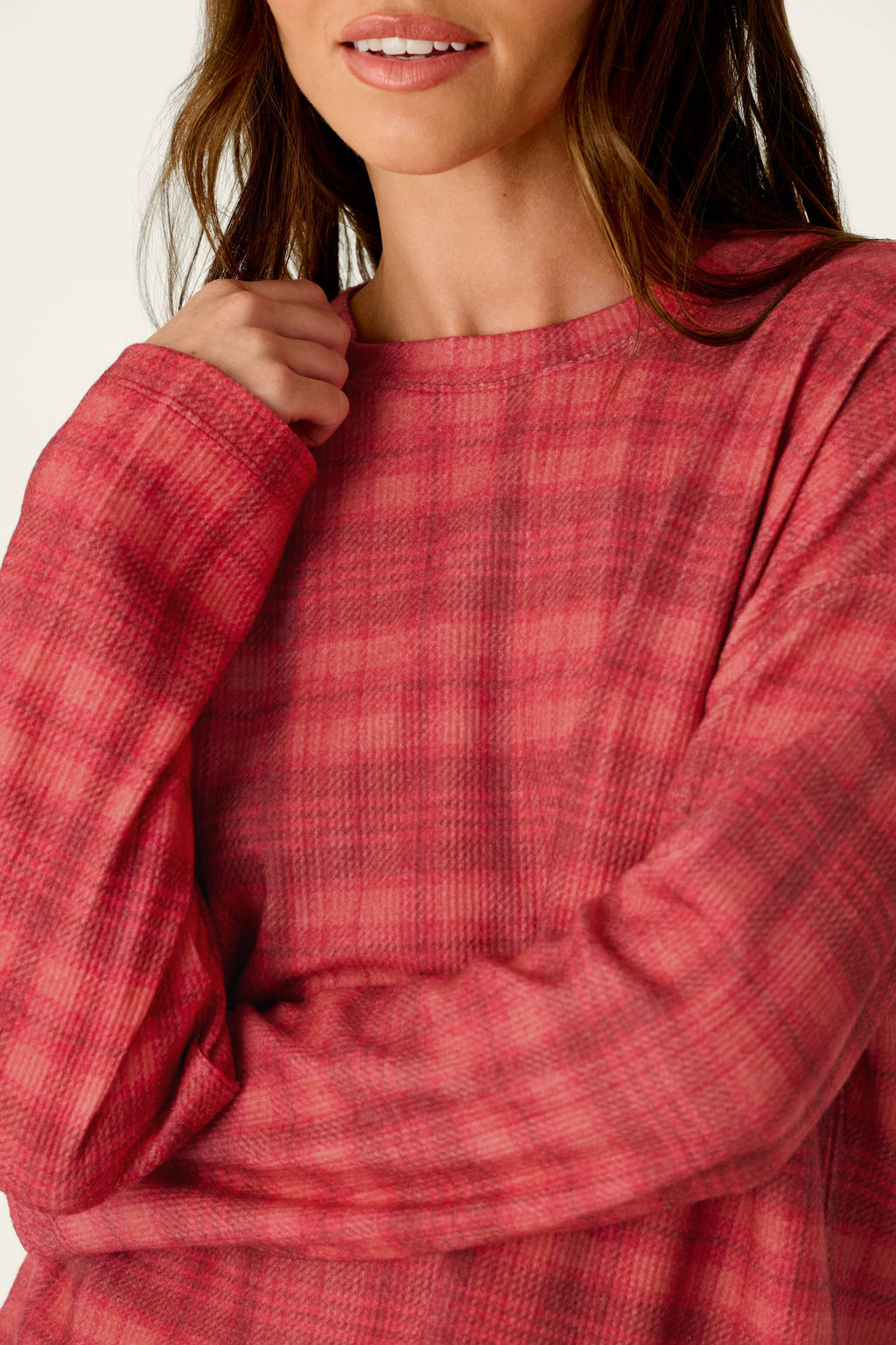Mad for Plaid Long Sleeve Top