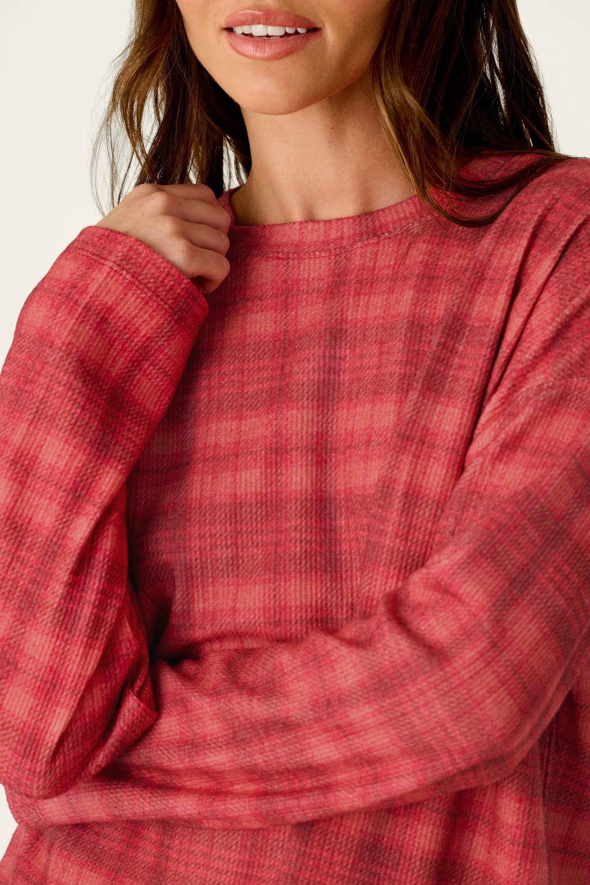 Mad for Plaid Long Sleeve Top
