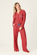 Mad for Plaid Long Sleeve & Pants PJ Set