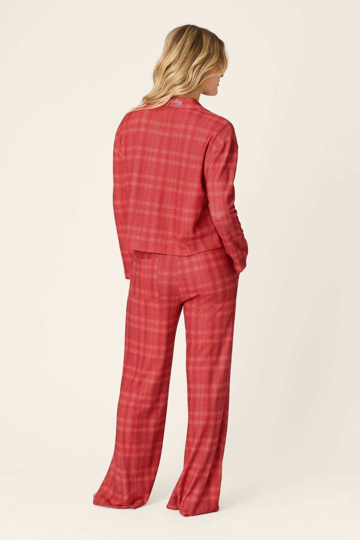 Mad for Plaid Long Sleeve & Pants PJ Set