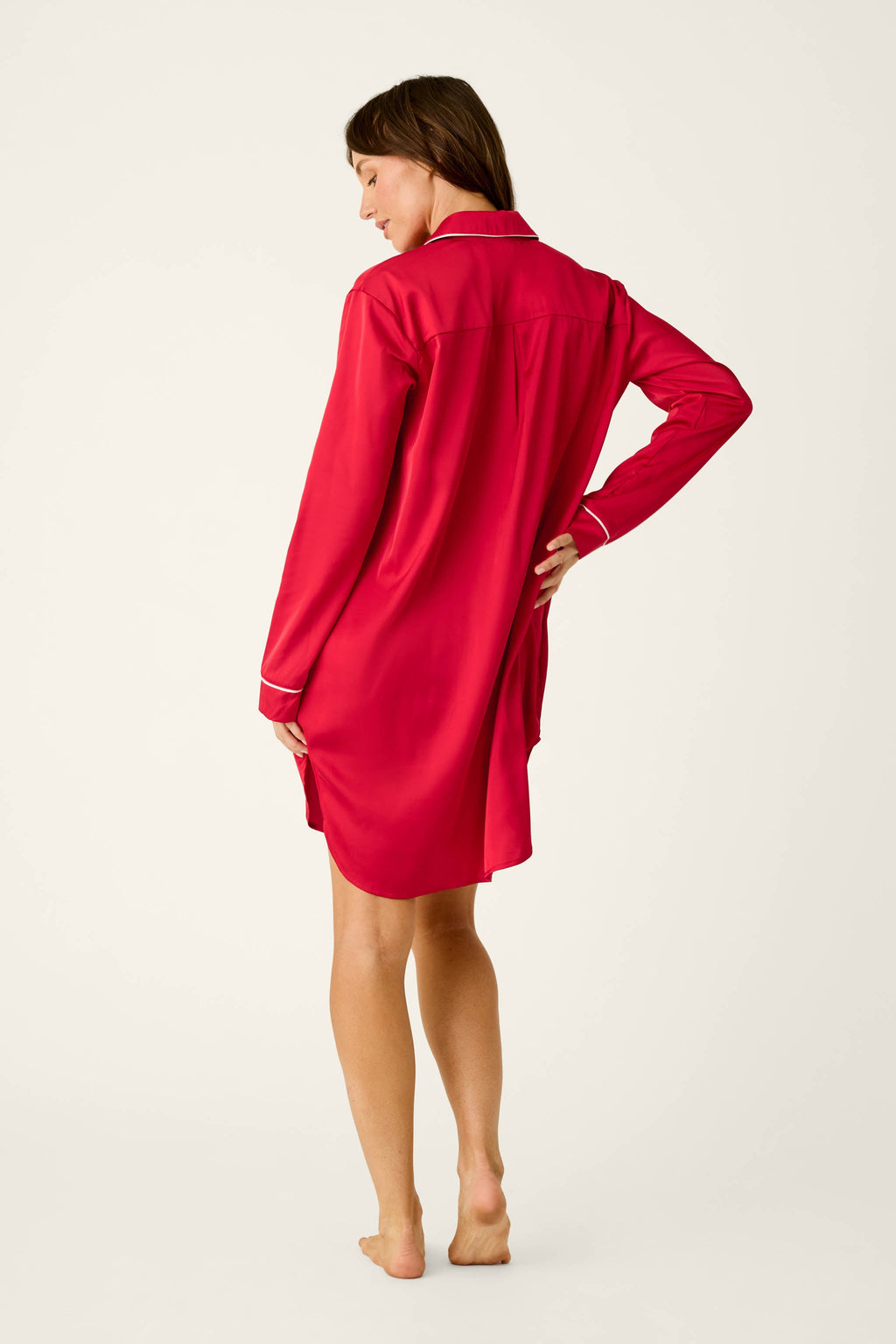 Moonlight Muse Satin Nightshirt