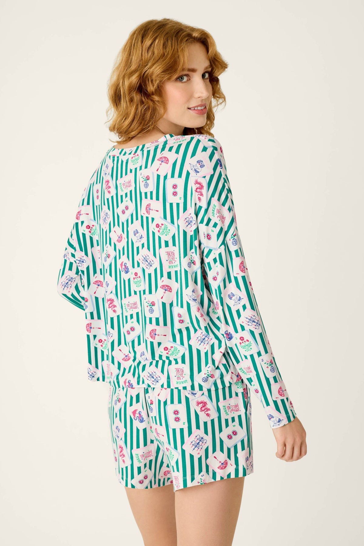 Mahjong Queen Dreams Long Sleeve Top