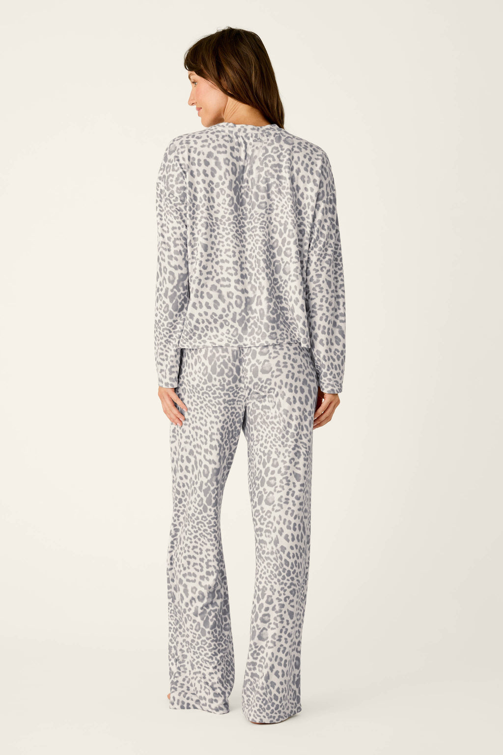 Wild About You Leopard Print Long Sleeve PJ Set