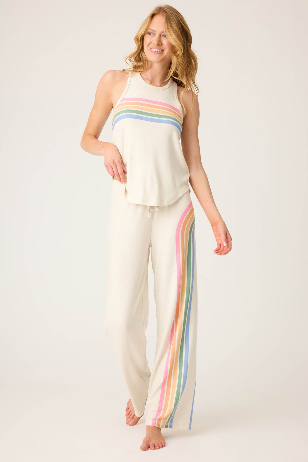 Over The Rainbow Racerback Tank Top