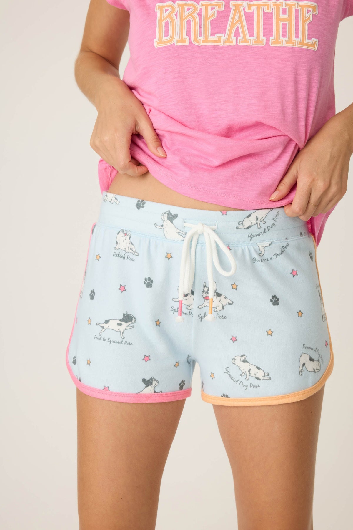 Paws & Breathe Dog Print Shorts