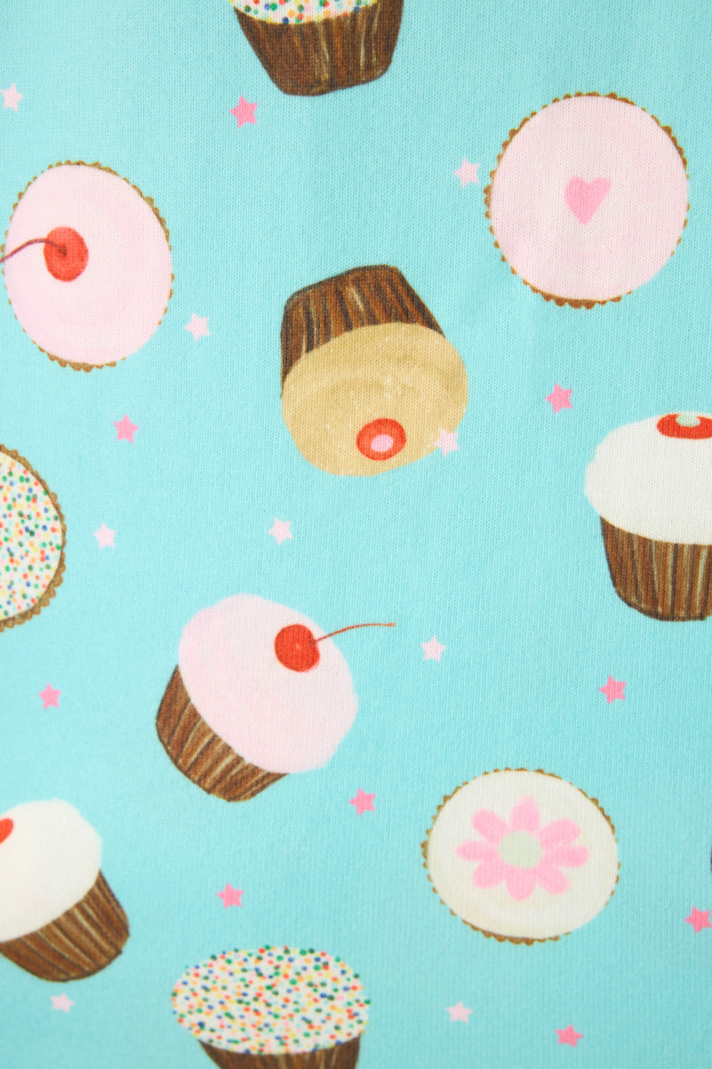Sweet Life Cupcake Print 3-Piece Plus Size PJ Set