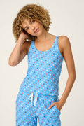 Star Spangled Summer Bay Blue Star Print Cami