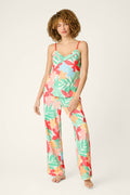 The Coastal Club Sunset Blooms Long PJ Set
