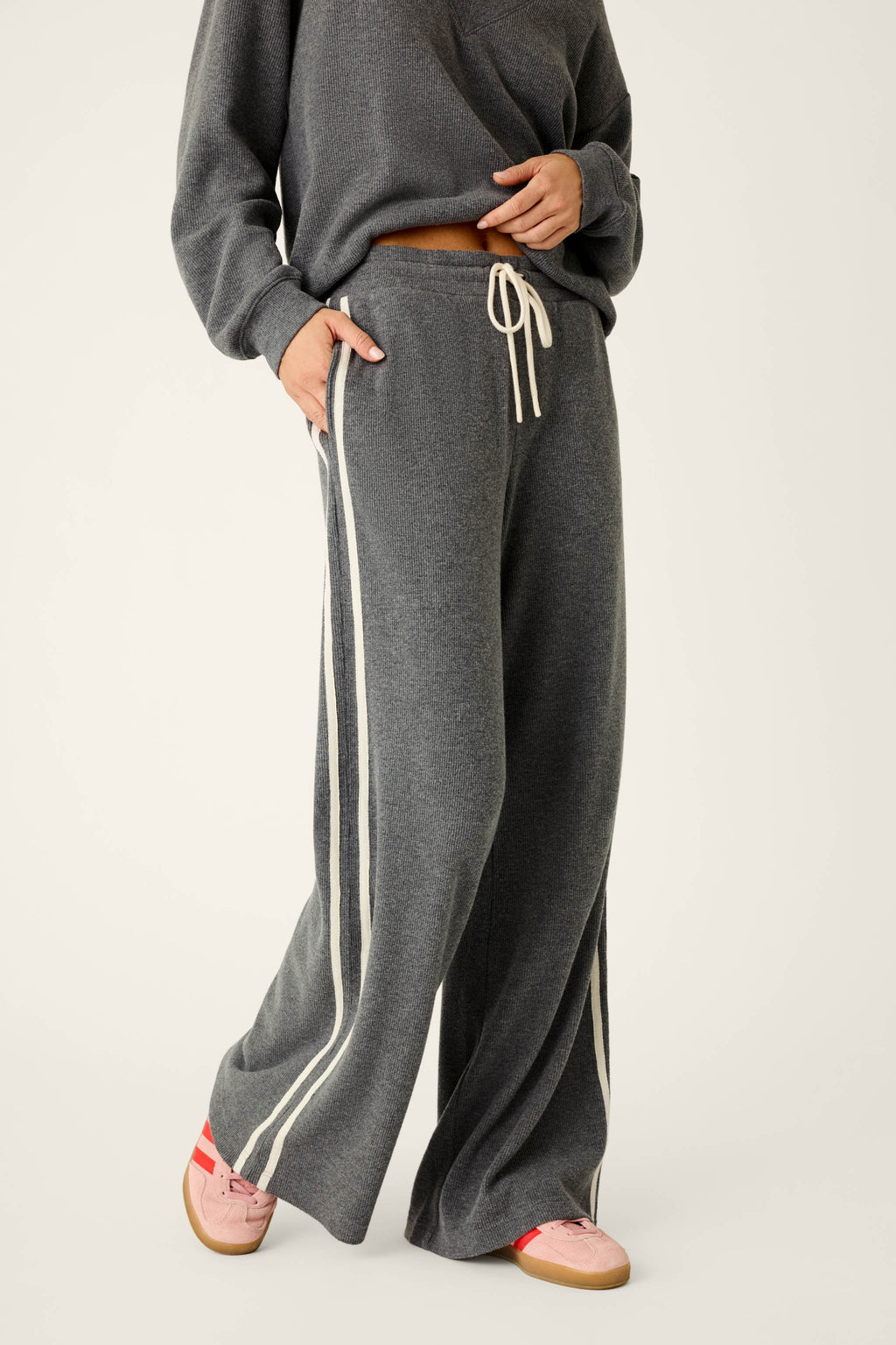 Weekday Waffles Honey Charcoal Lounge Pants
