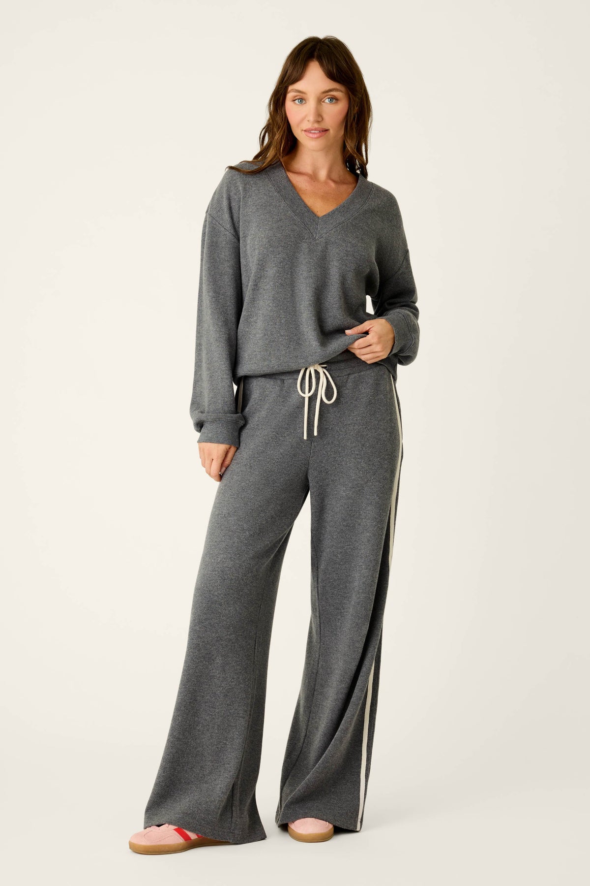 Weekday Waffles Honey Charcoal Lounge Pants
