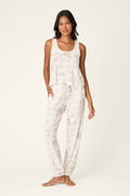 Palms Away Bistro Botanicals Long PJ Set