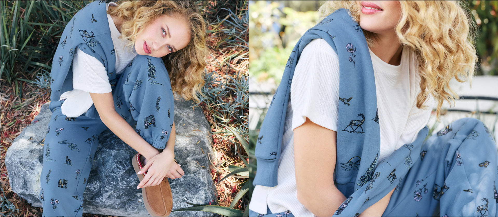 Take Your Cozy Outside Great styles for the great outdoors. SHOP LOUNGEWEAR